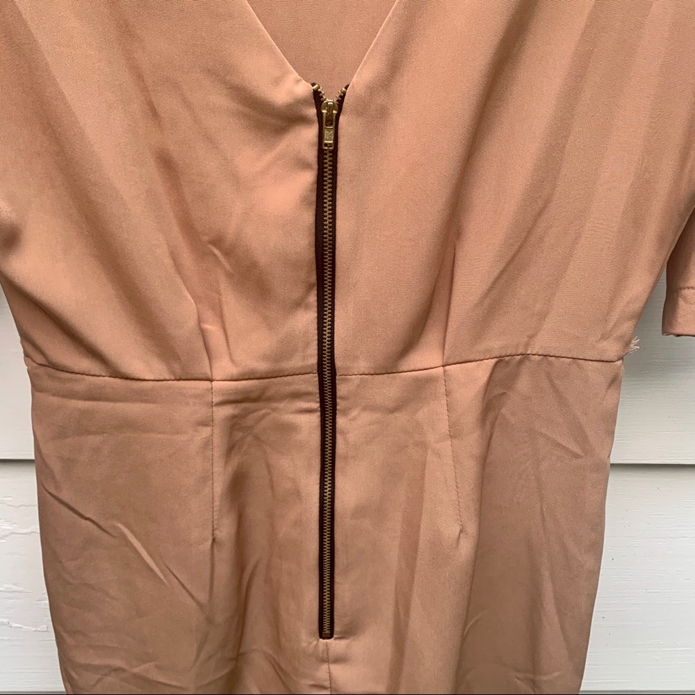 TOP SHOP nude mini dress - Picture 4 of 6